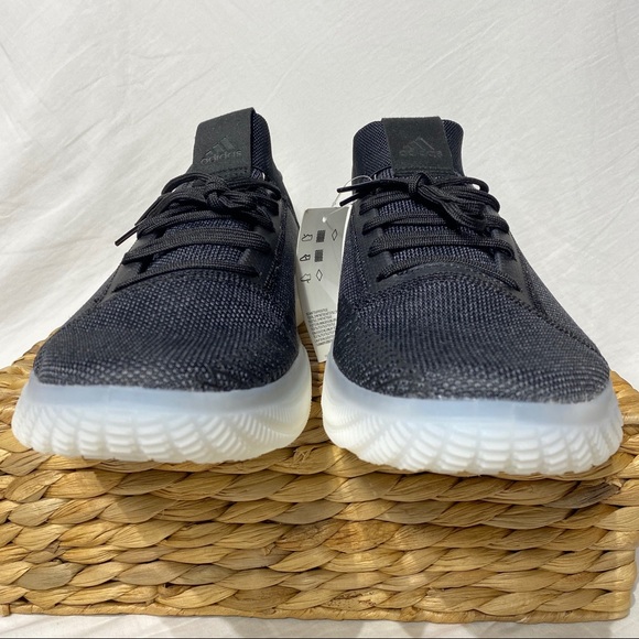 New Adidas PureBoost Trainer Shoes Black DB3389 - Picture 3 of 9